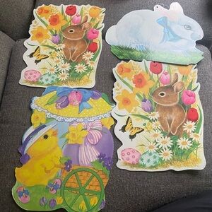 Set of four Cardboard Easter cuddles made in the USA T26